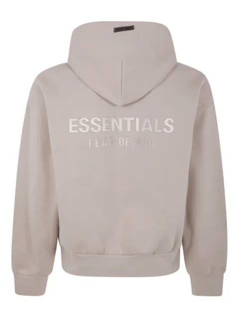 FEAR OF GOD ESSENTIALS logo-motif hoodie
