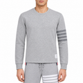 4 - Bar Puppy Embroidered Long Sleeve T - Shirt - Premium Cotton Tee | Thom Browne