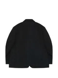 Black Comme Des Garçons single-breasted wool blazer