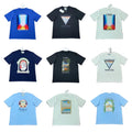 Casablanca Art Graphic Print Loose Unisex Short Sleeve T-Shirt