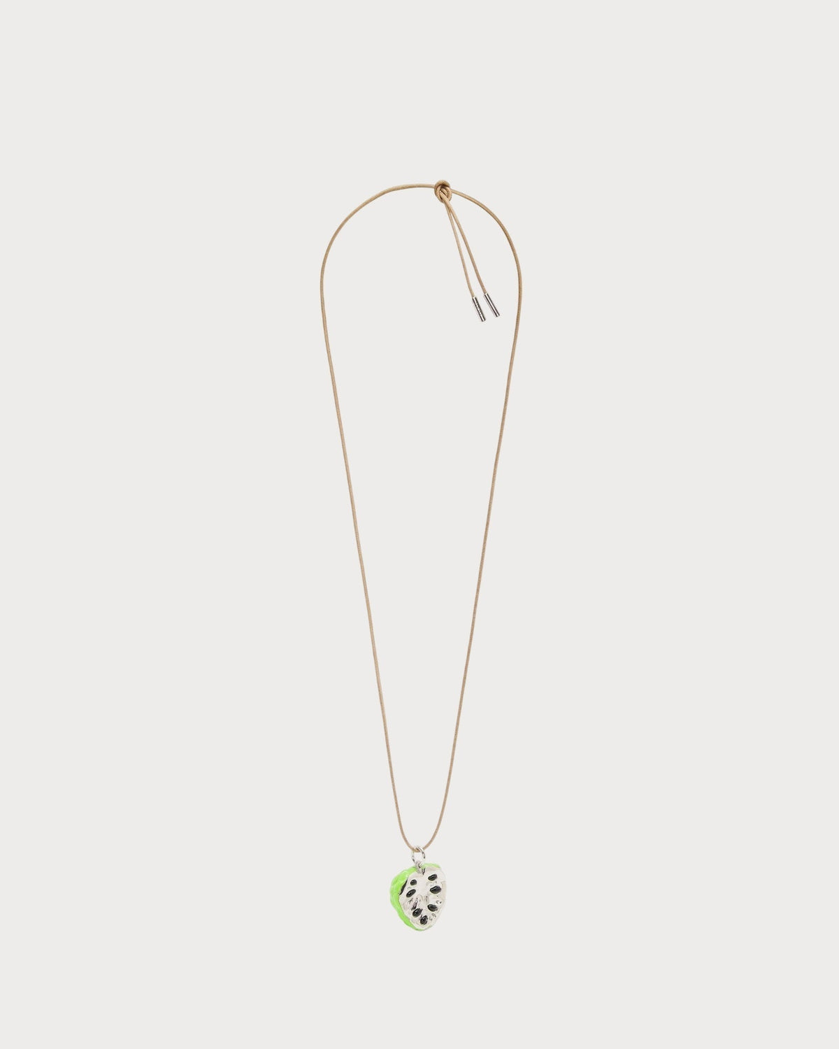 LOEWE Custard Apple Pendant eNcklace in Sterling Silver and Enamel(Gold)