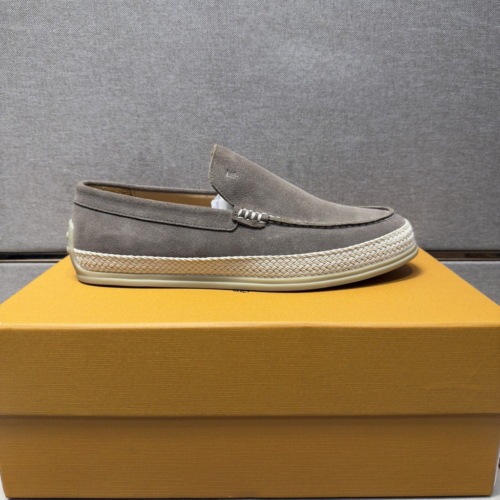 TOD'S Men's Textured Slip-On Loafers